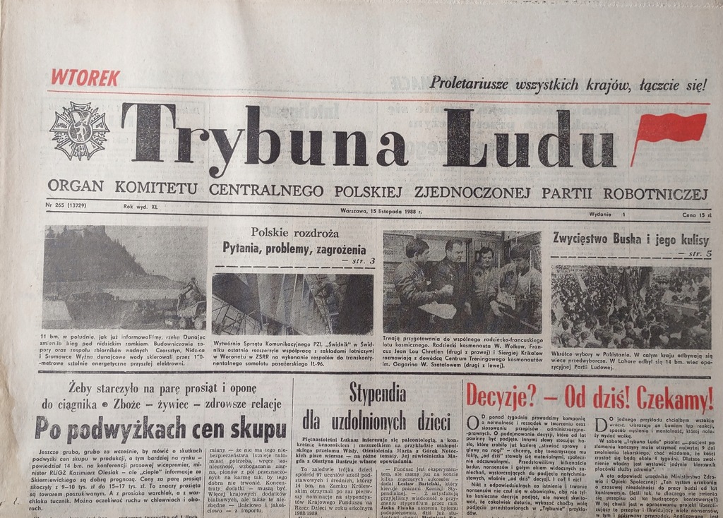 Trybuna Ludu 265 1988 PRL