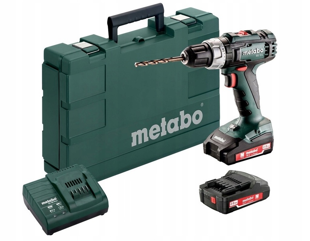 Wkrętarka Metabo BS 18 L 602321500 2x2.0Ah 18V