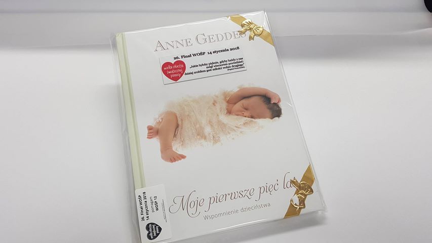 MOJE PIERWSZE 5 LAT Anne Geddes ALBUM - WOŚP 12