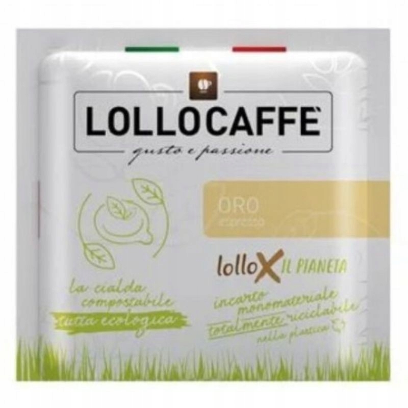 Saszetki z Kawą Lollo Caffè Oro 100 sztuk.