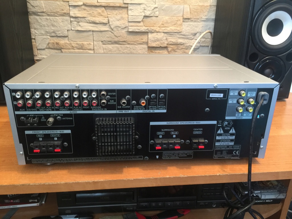 KENWOOD KRFV5200D 5 X 100 WATTS PURE AUDIO 8375404672