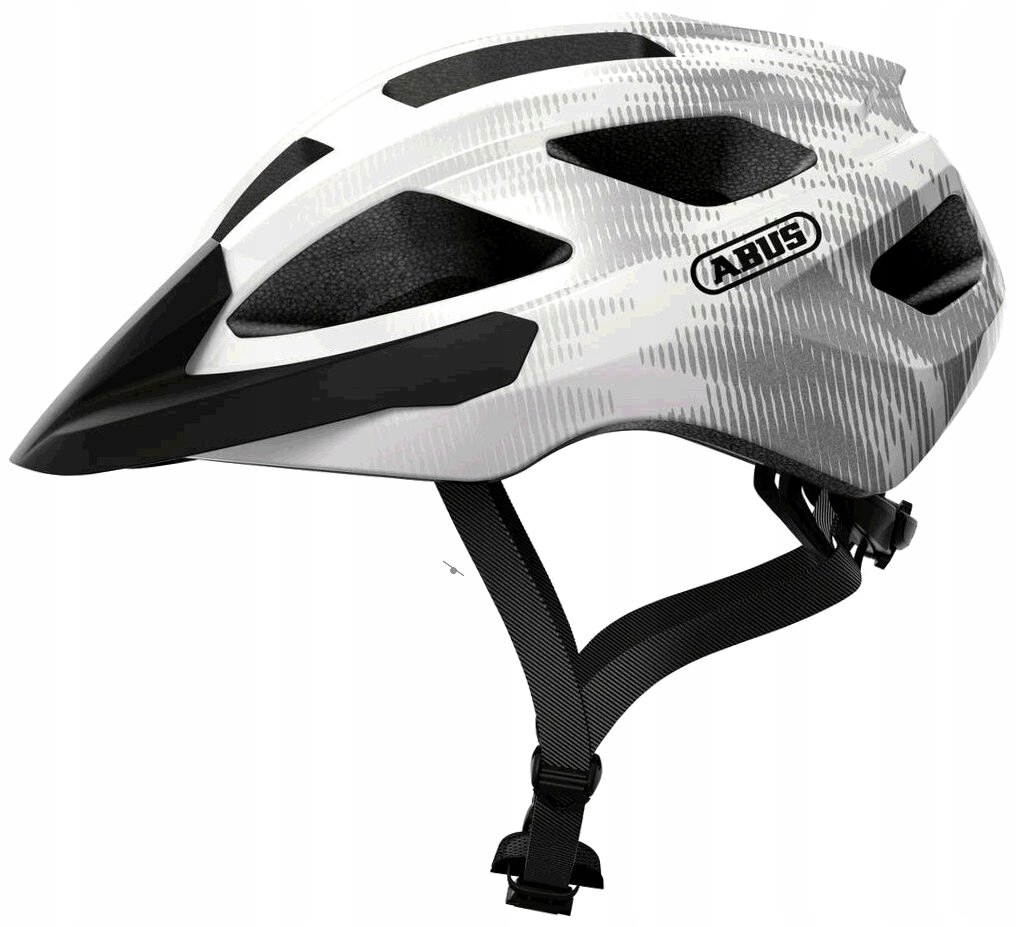 ABUS kask rowerowy Macator biały/srebrny L 58-62