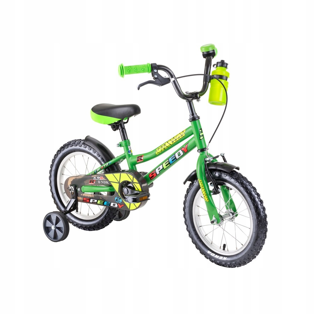 Rower dla dzieci DHS Speedy 1401 14" Zielony