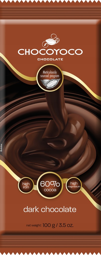 Chocoyoco czekolada 60% gorzka 100g