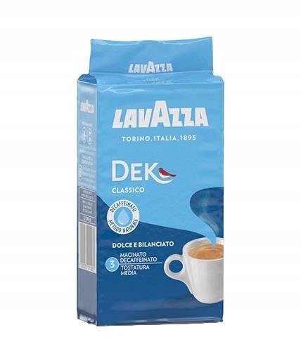 Kawa mielona Dek (bezkofeinowa) 250g - LAVAZZA