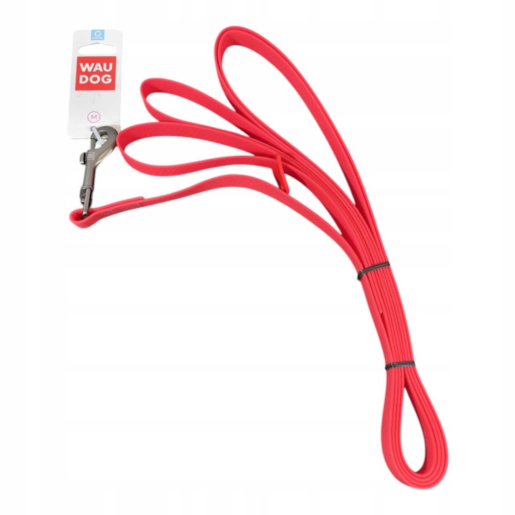Smycz dla psa WAUDOG Waterproof roz. M czerwona