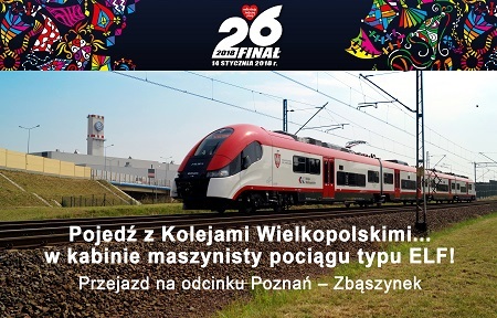 Przejazd w kabinie maszynisty pociągu KW