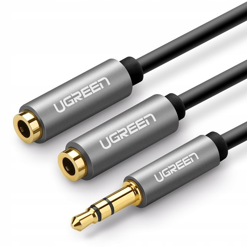 UGREEN KABEL ROZDZIELACZ AUX NA 2x SŁUCHAWKI