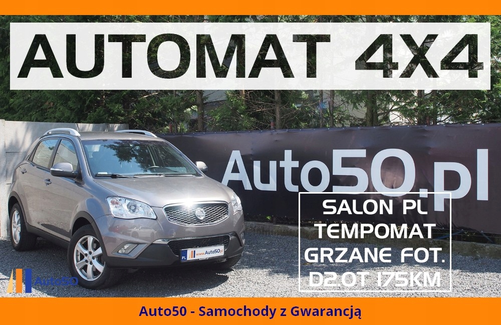 SsangYong Korando 4x4 Automat SALON POLSKA 175KM D