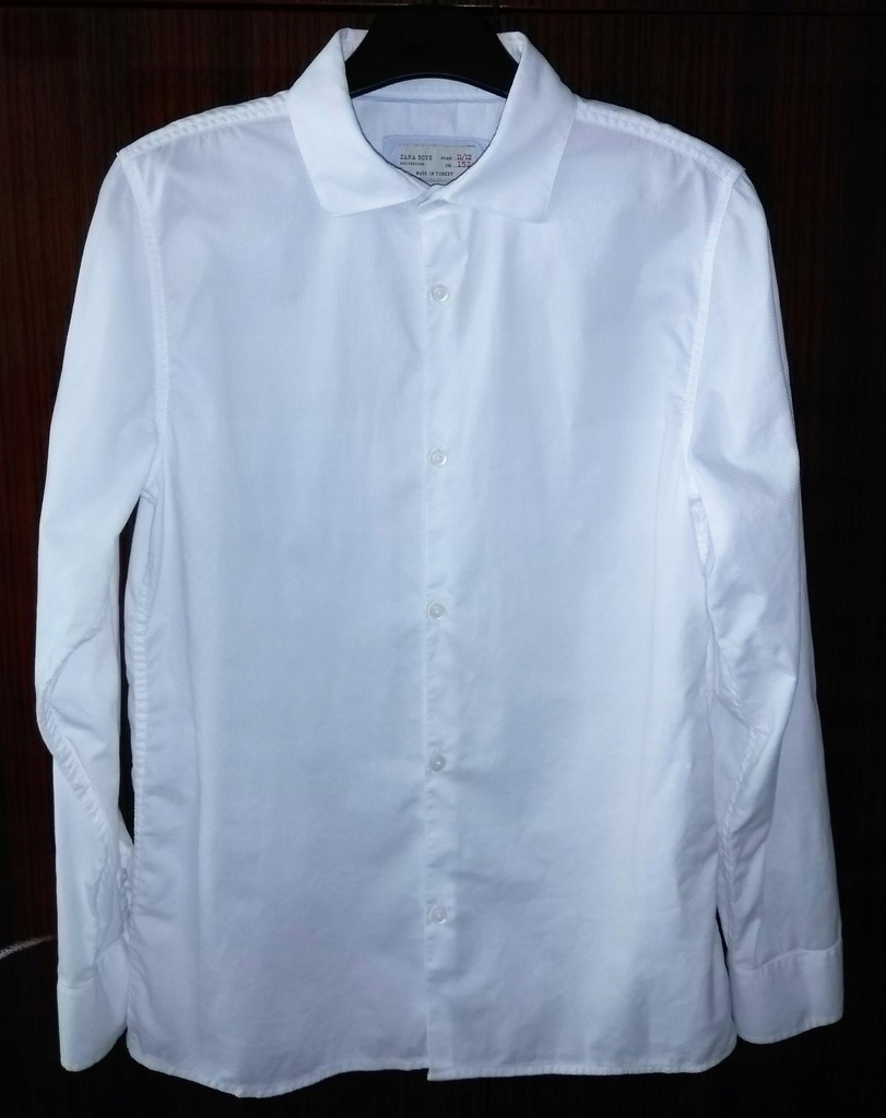 koszula ZARA biała slim fit 152 cm (size 11/12)