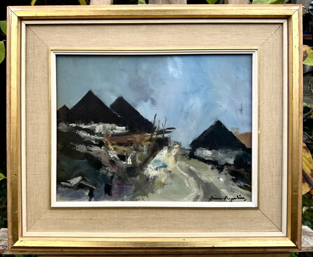 Arne ASPELIN (19111990) STARY ORYGINALNY OBRAZ 12842640908