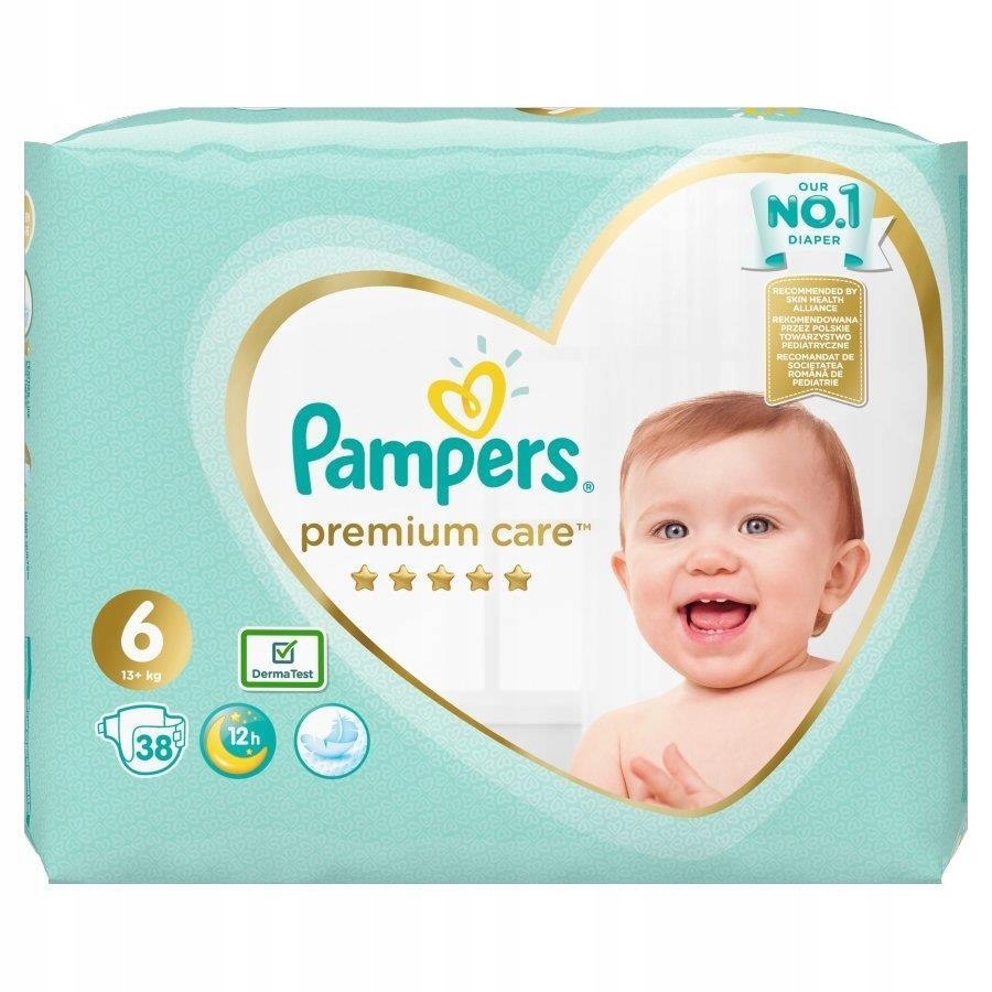 Pampers Premium Care Pieluchy 6 13+kg, 38szt