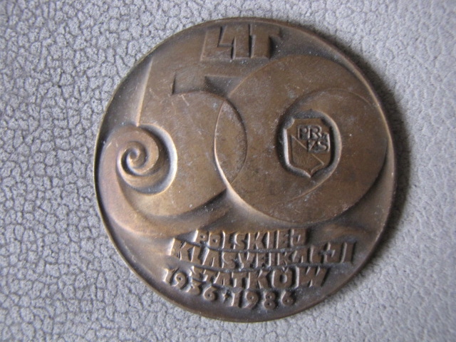 MEDAL 50 LAT PRS GDAŃSK 1986 SYG. K. FILIPSKA