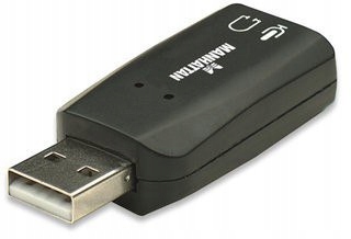 Karta dźwiękowa MANHATTAN Hi-Speed USB 3-D 150859