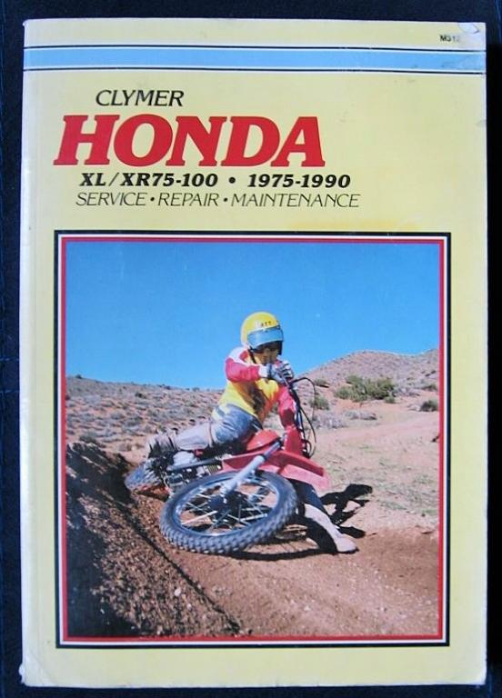 Honda XR XL 75 100, 75'-90', CLYMER