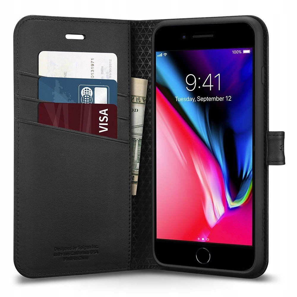 Spigen Wallet S iPhone 7/8 Black