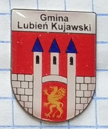 Odznak Herb Gmina Lubień Kujawski heraldyka