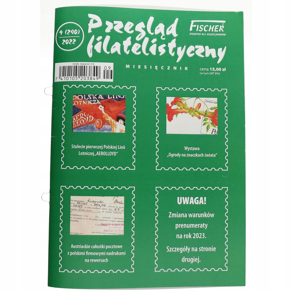 Przegląd Filatelistyczny nr 9/2022 - Fischer