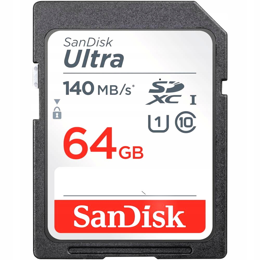 SANDISK ULTRA SDXC 64 GB 140 MB/s UHS-I Class 10