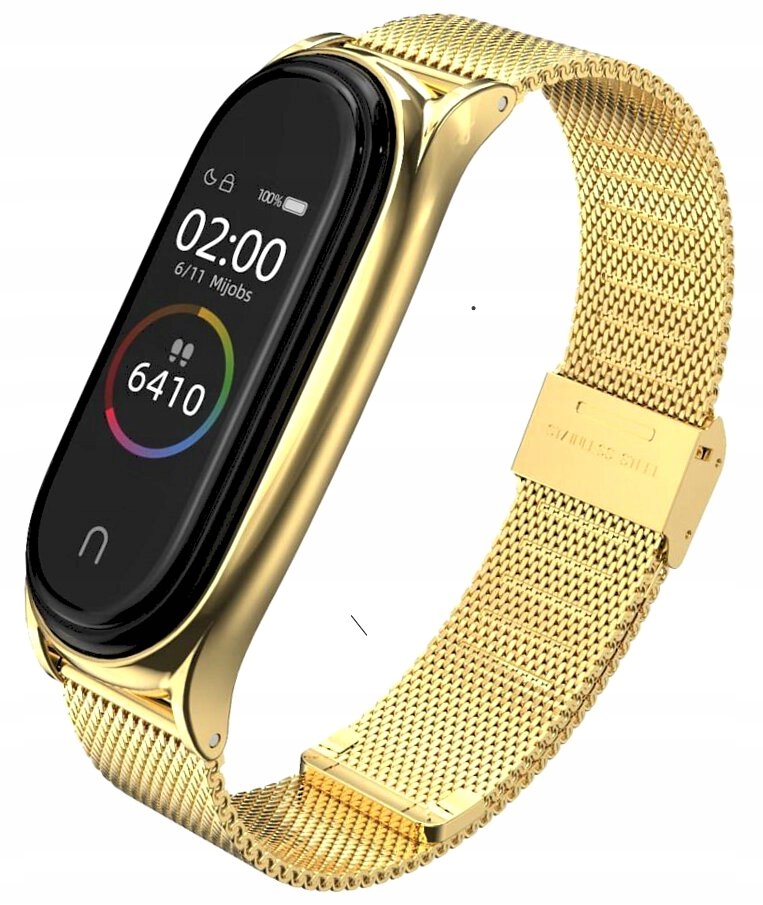 Bransoleta pasek do XIAOMI MI SMART BAND 5/6 GOLD