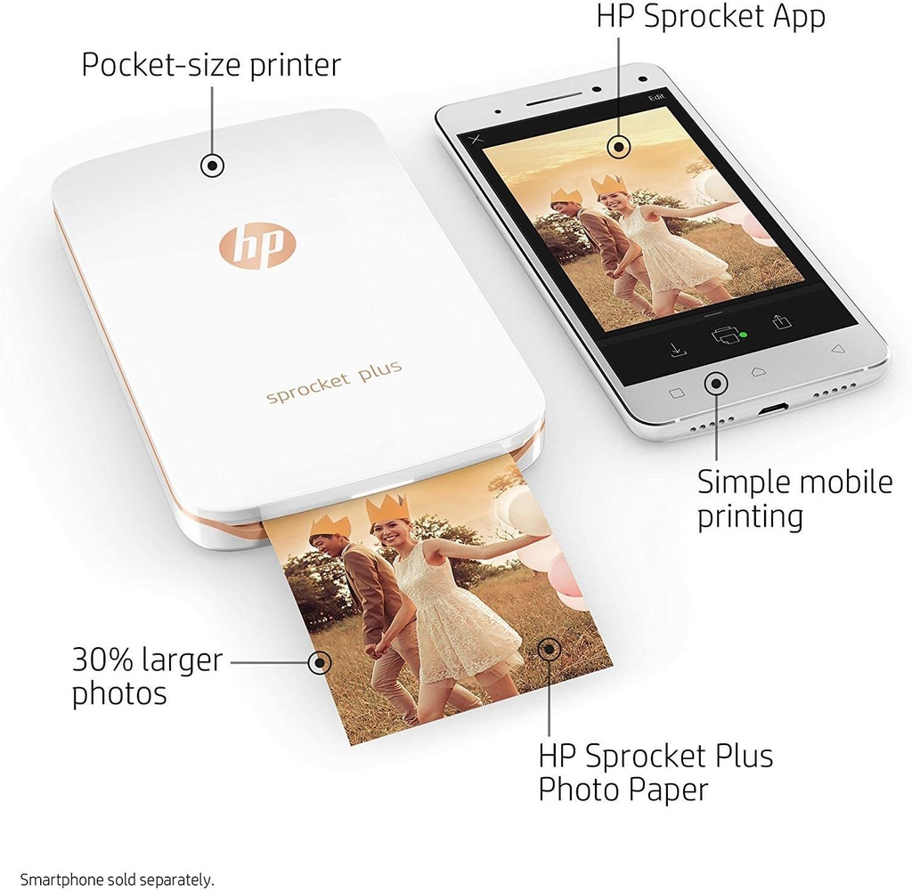 Купить ПОРТАТИВНЫЙ ФОТОПРИНТЕР HP SPROCKET PLUS: отзывы, фото, характеристики в интерне-магазине Aredi.ru