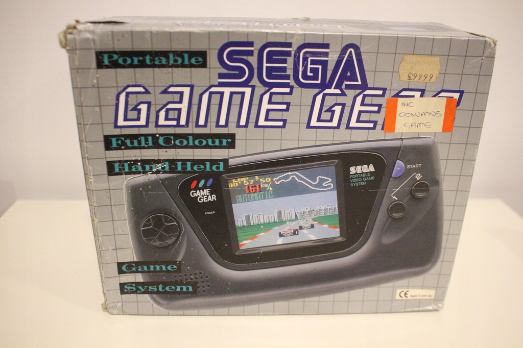 BOX do SEGA Game Gear, pudełko GameGear styropian