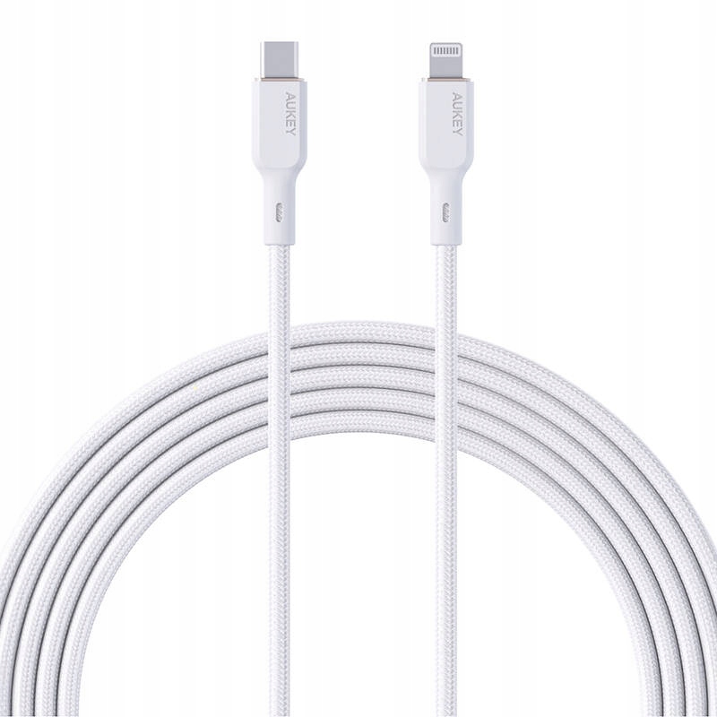 Kabel Aukey USB typ C - Apple Lightning 1,8 m czarny