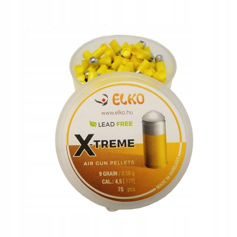 Śrut stalowo-teflonowy żółty Elko X-treme 4,5mm