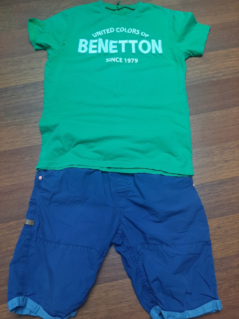 r.158 Benetton koszulka krótki rękaw lato stan bdb