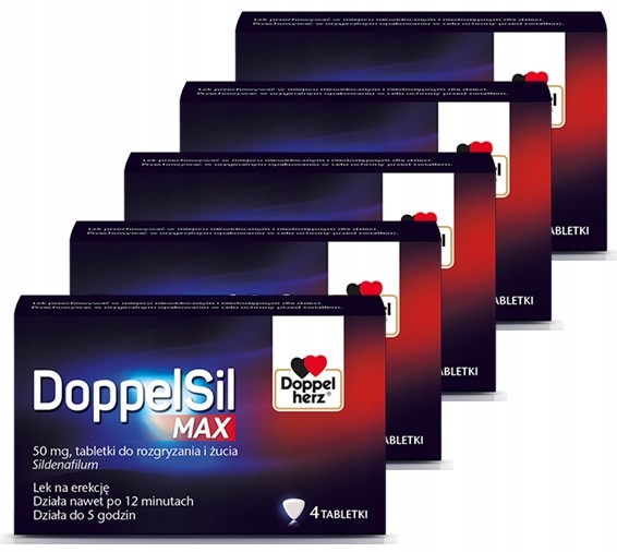 DoppelSil Max 20tabl. erekcja potencja sildenafil