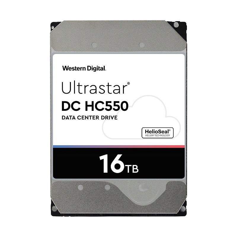 Dysk Western Digital Ultrastar DC HC550 He16 16TB 3,5" 7200 512MB SATA III