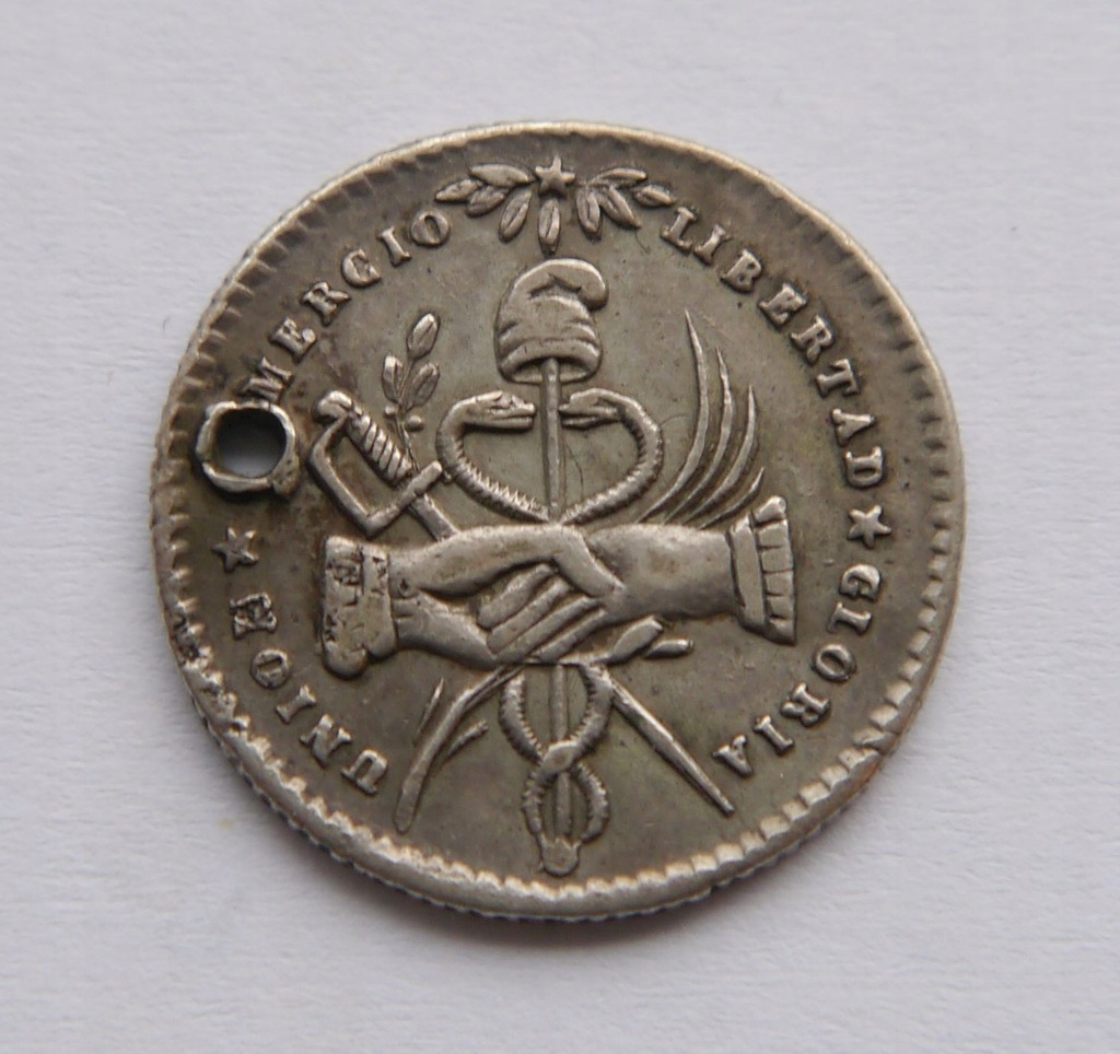 BOLIWIA 1 SOL 1849 SREBRO