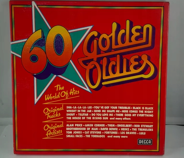 PŁYTA WINYLOWA 60 GOLDEN OLDIES THE WORLD OF HITS 5 LP