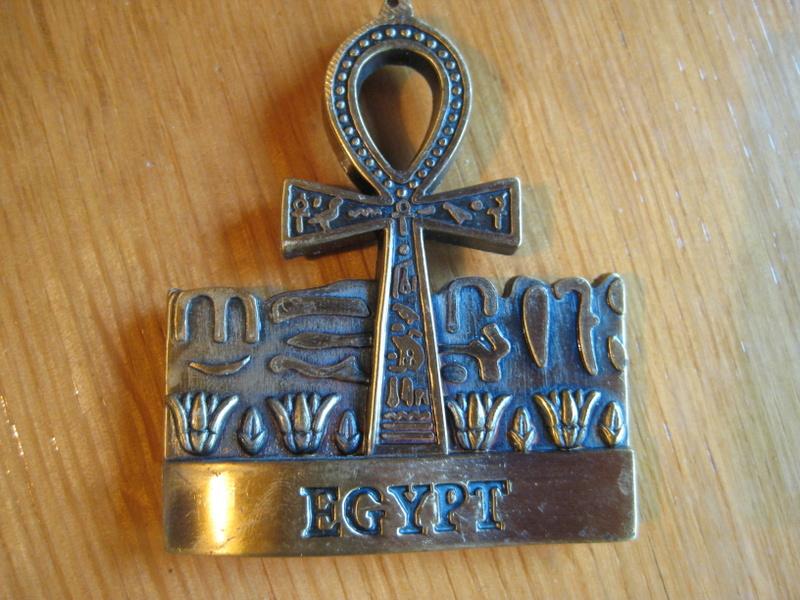 Magnes metalowy Egipt 5 x 5 cm