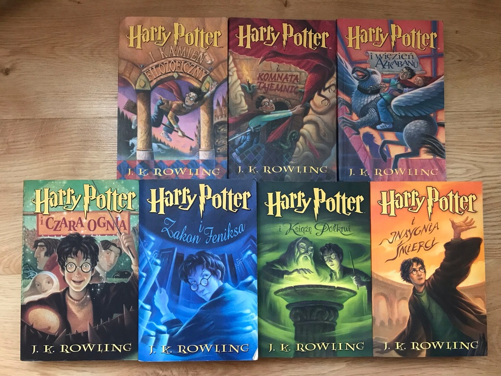 HARRY POTTER kolekcja wszystkie części / 1 wydanie 7902211359 oficjalne archiwum Allegro