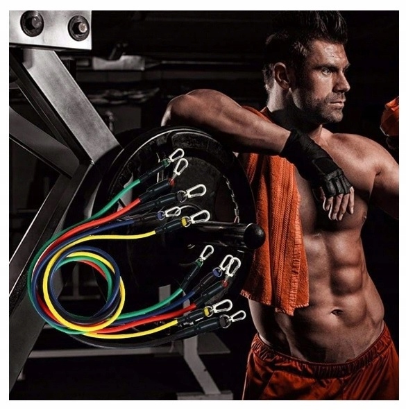 Купить НАБОР ИЗ 5 РЕЗИНОВЫХ ЭНЕРГИЙ ДЛЯ ФИТНЕС-УПРАЖНЕНИЙ: отзывы, фото ...