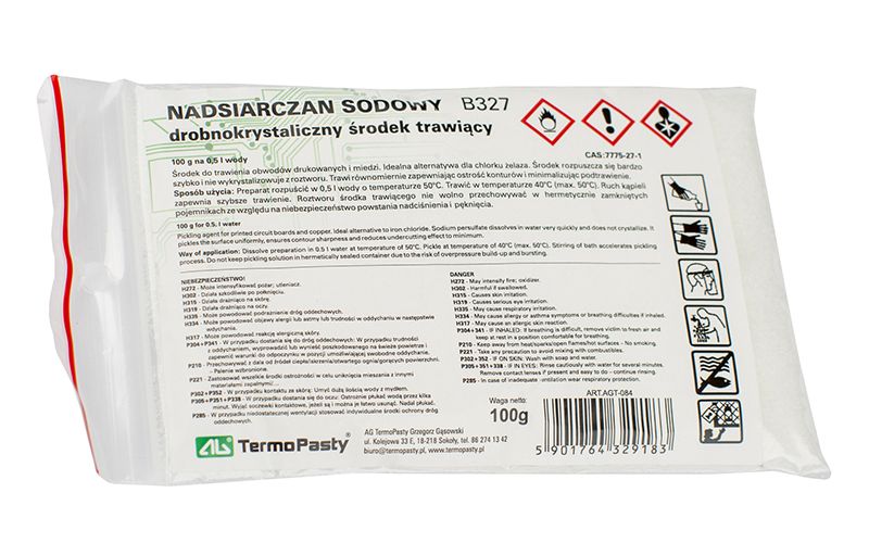 Wytrawiacz B327 nadsiarczan sodowy 250g