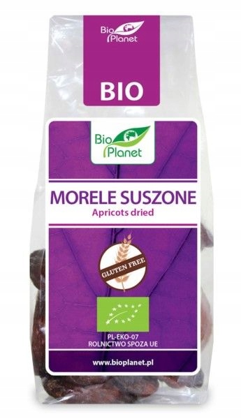 BIO PLANET Morele suszone bezglutenowe BIO 150g