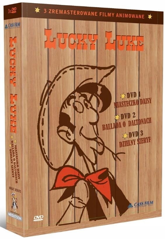 LUCKY LUKE. KOLEKCJA BOX (3XDVD), PRACA ZBIOROWA