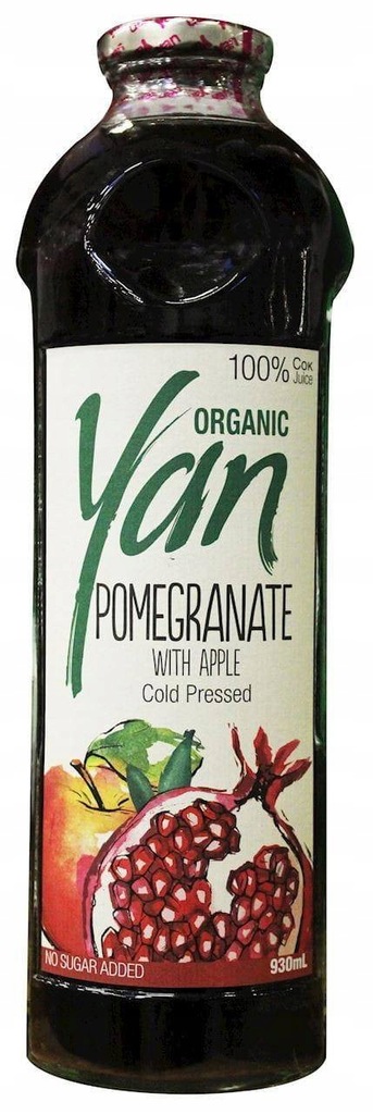 YAN Sok z granatu z jabłkiem BIO 930 ml - 12652734407 - oficjalne ...