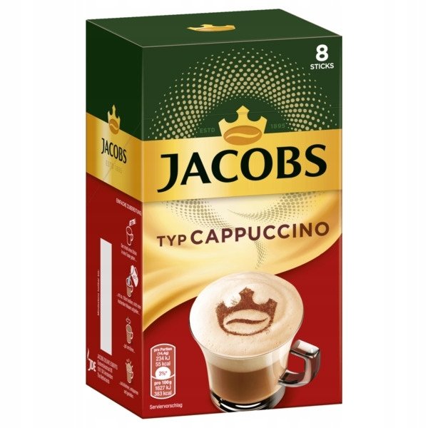 Jacobs Cappuccino kawa w saszetkach 8 szt. 115g