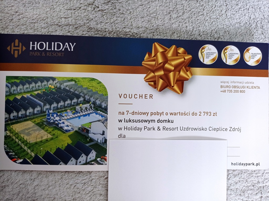 Voucher Holiday Park & Resort 13625017698 oficjalne archiwum Allegro