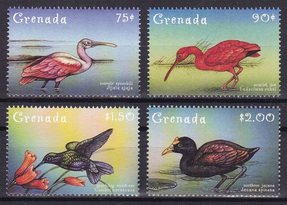 GRENADA - PTAKI - 2000 r. - MNH(**)