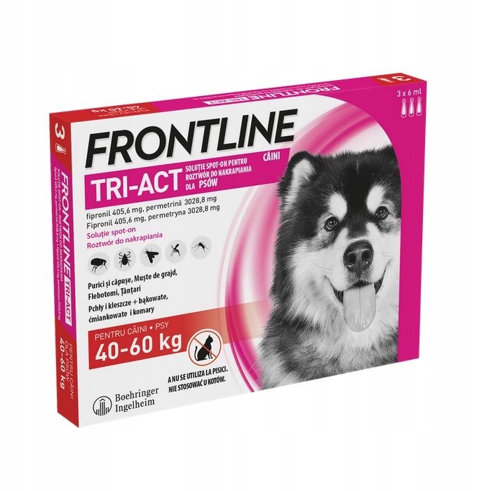 Frontline Tri-Act dla psów 40-60 kg XL