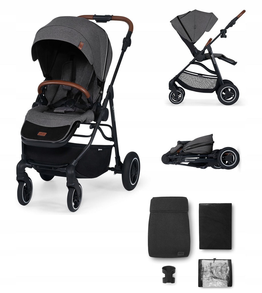 WÓZEK SPACEROWY KINDERKRAFT ALLROAD DWUSTRONNA ALU