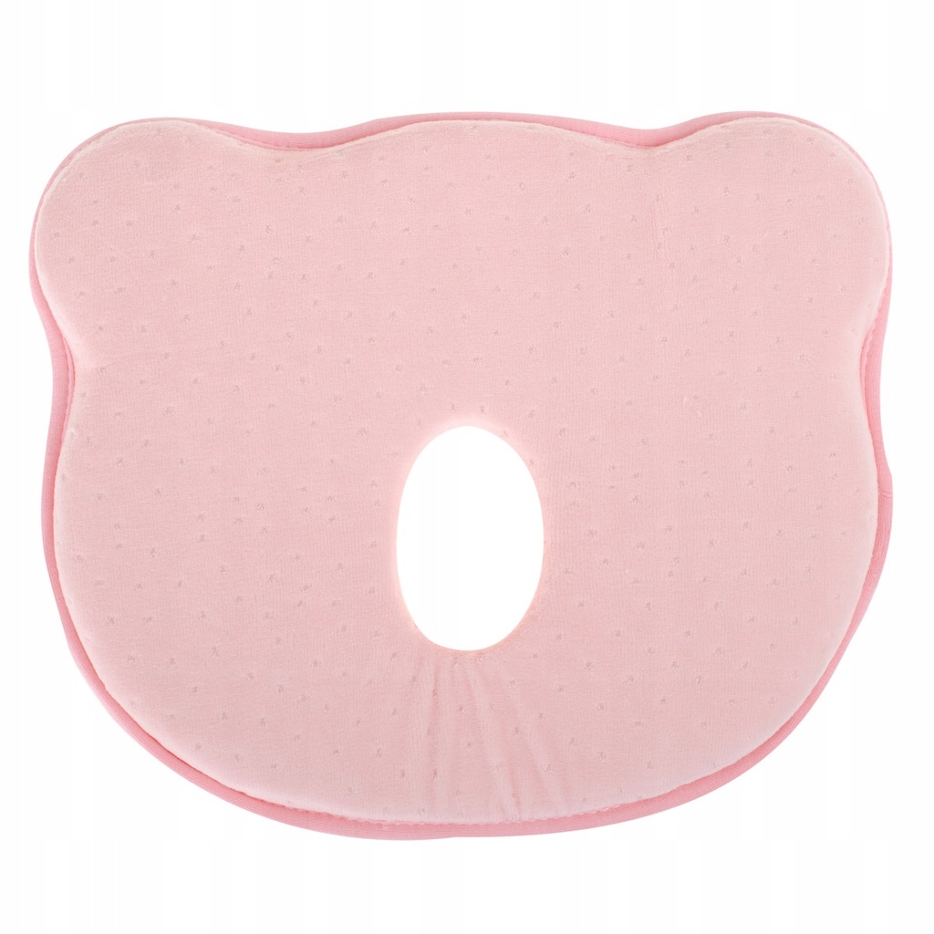 Poduszka korekcyjna dla niemowląt miś różowa