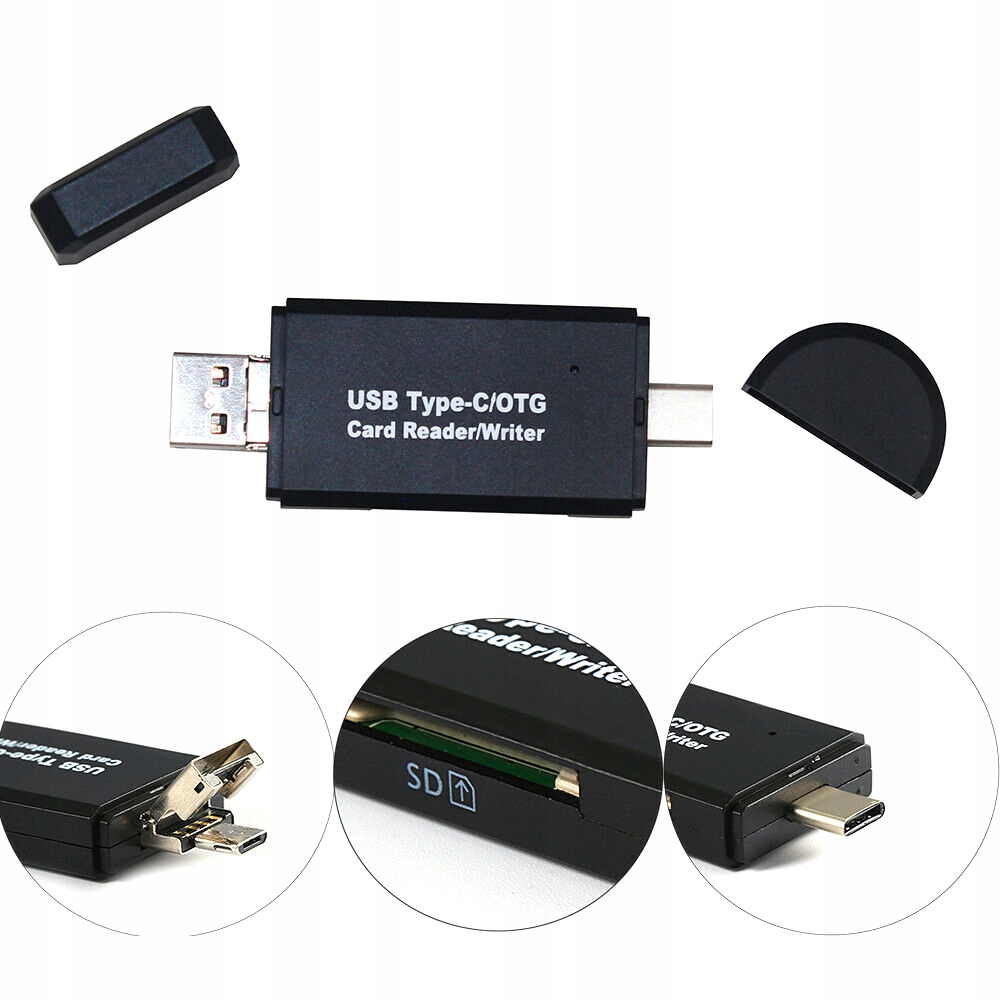 Купить Устройство чтения карт SD «3 в 1» microSD USB USB-C Micro USB 1: отзывы, фото, характеристики в интерне-магазине Aredi.ru