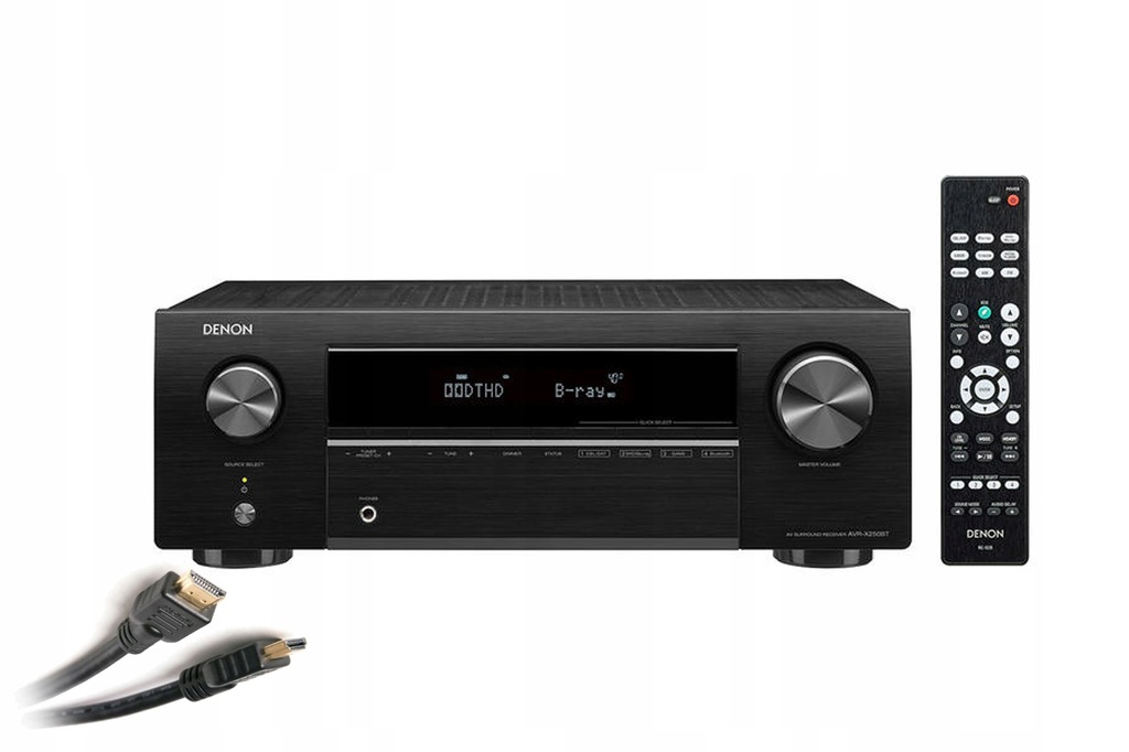 Купить РЕСИВЕР DENON AVR-X250BT с BLUETOOTH + HDMI БЕСПЛАТНО: отзывы, фото, характеристики в интерне-магазине Aredi.ru