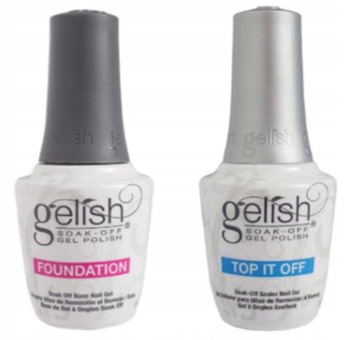 GELISH Harmony UV Zestaw Base + Top It Off