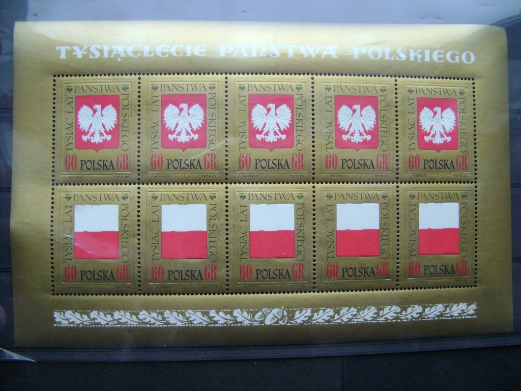 POLSKA 1966 flagi czyste**